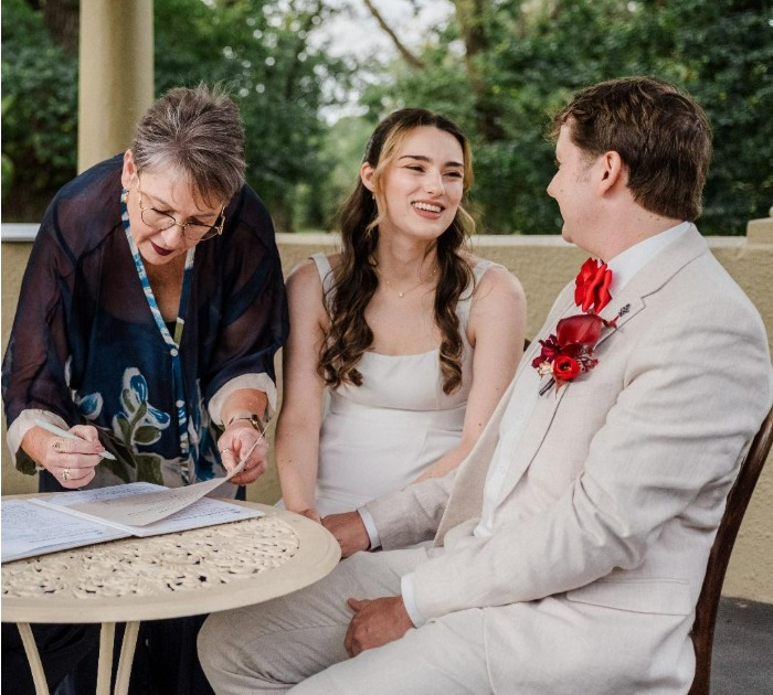 Jessika and Martin — wedding ceremony with Leigh Mazzer, Melbourne celebrant
